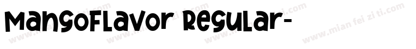 MangoFlavor Regular字体转换